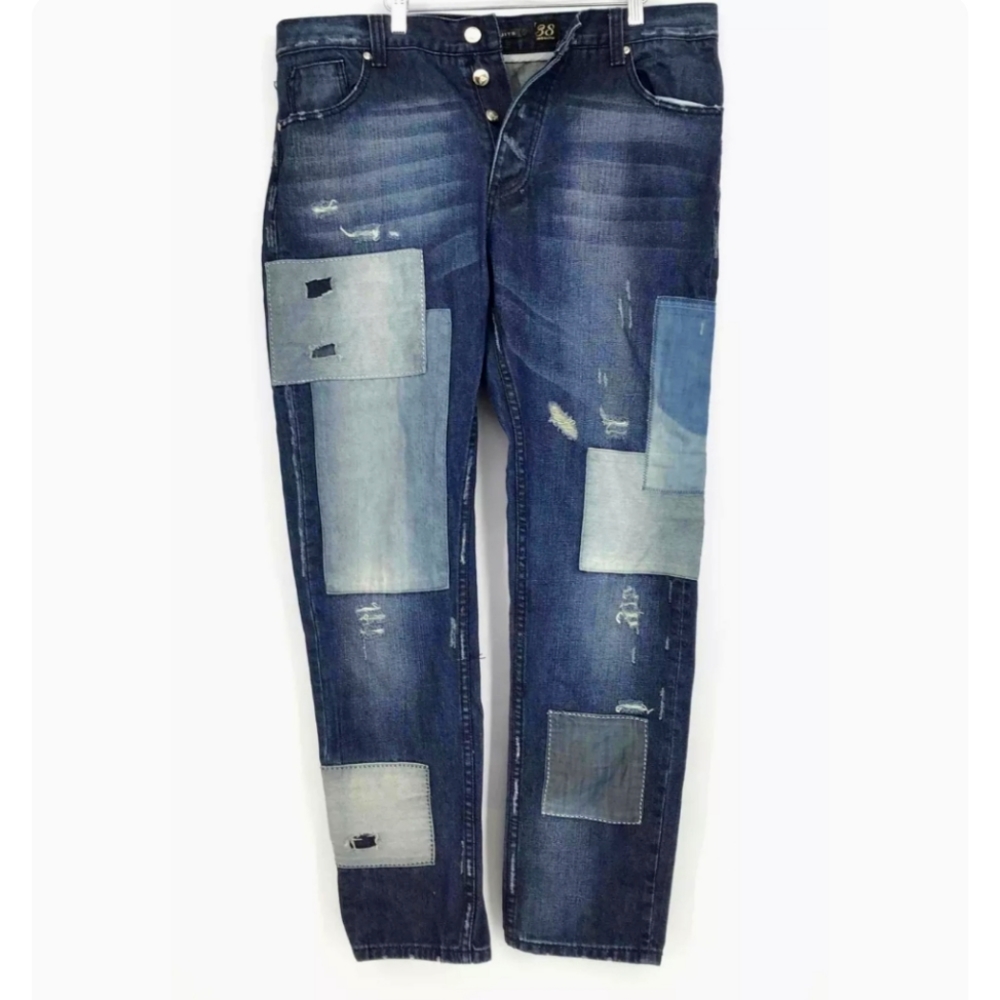 Cote De Nuits Men's Blue Denim Jeans Size W38 L33